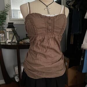 Y2k babydoll top size med